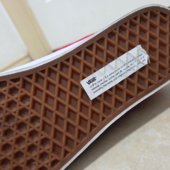 Vans Old Skool Racing Red Low Top Skate Shoe - Picture 6 of 8